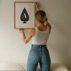 Ace of Spades: Trendy Playing Card Print