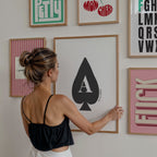 Ace of Spades: Trendy Playing Card Print