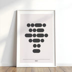 Fuck It | Morse Code Print