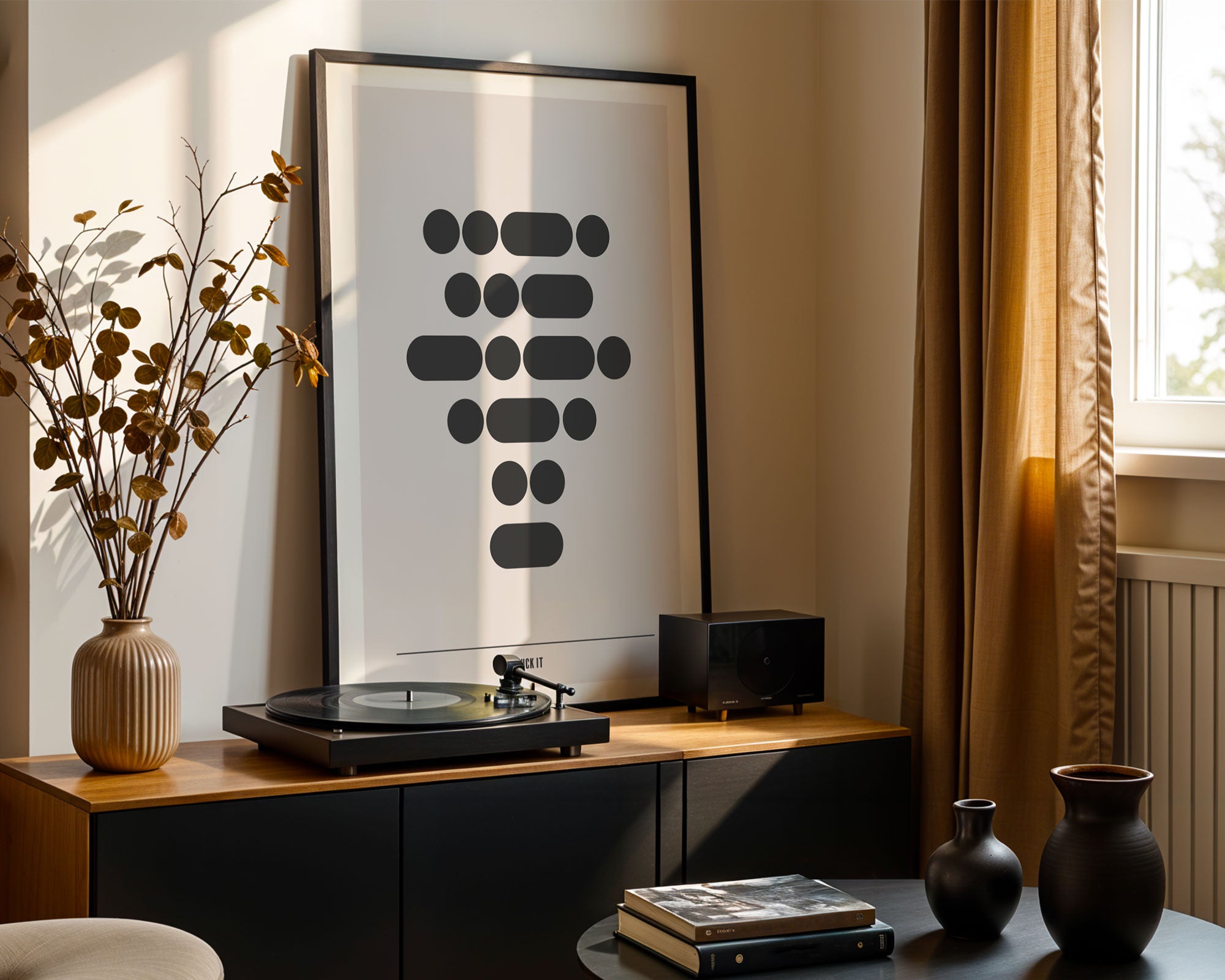 Fuck It | Morse Code Print