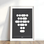 Fuck It | Morse Code Print