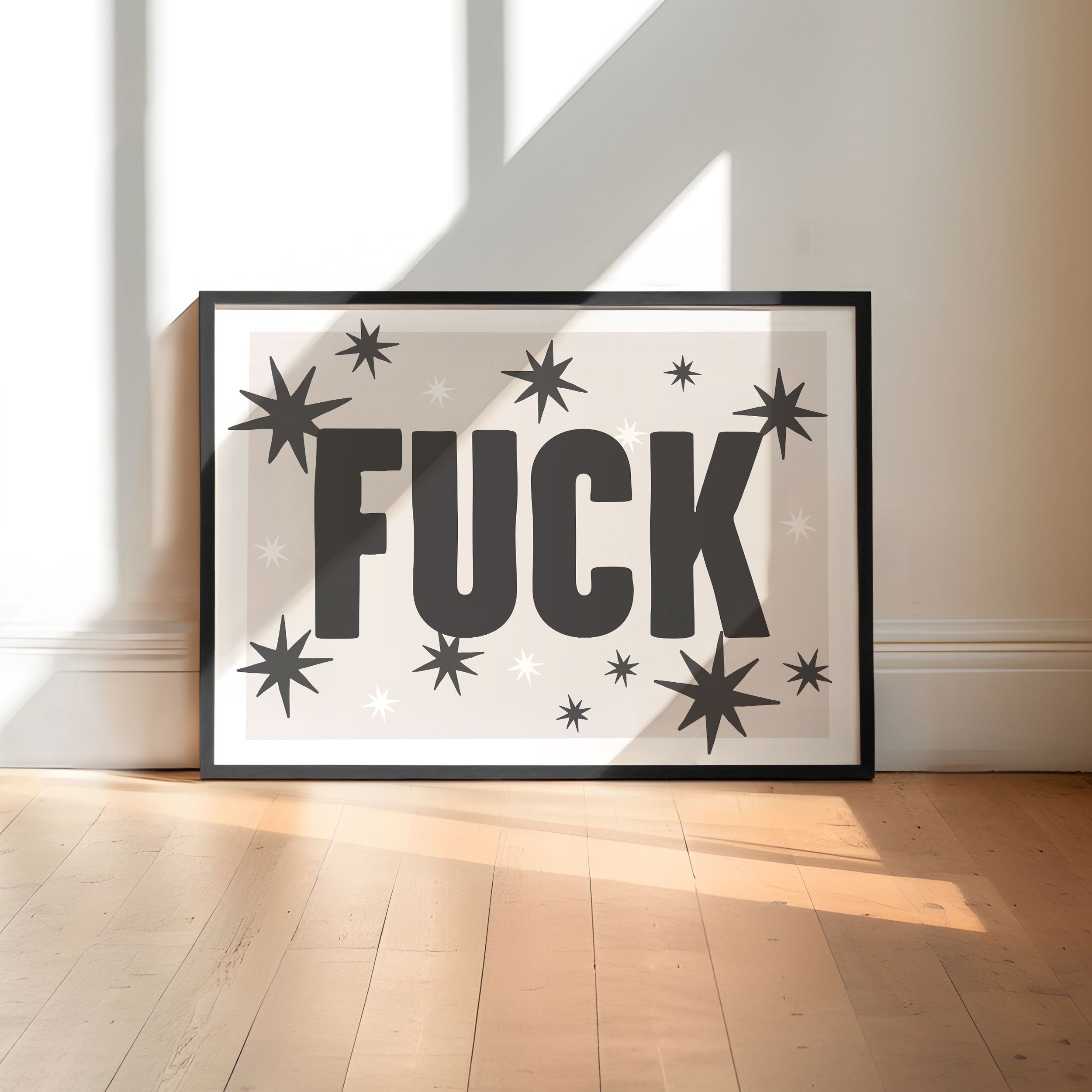 Fuck Starburst Art Print