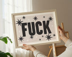 Fuck Starburst Art Print