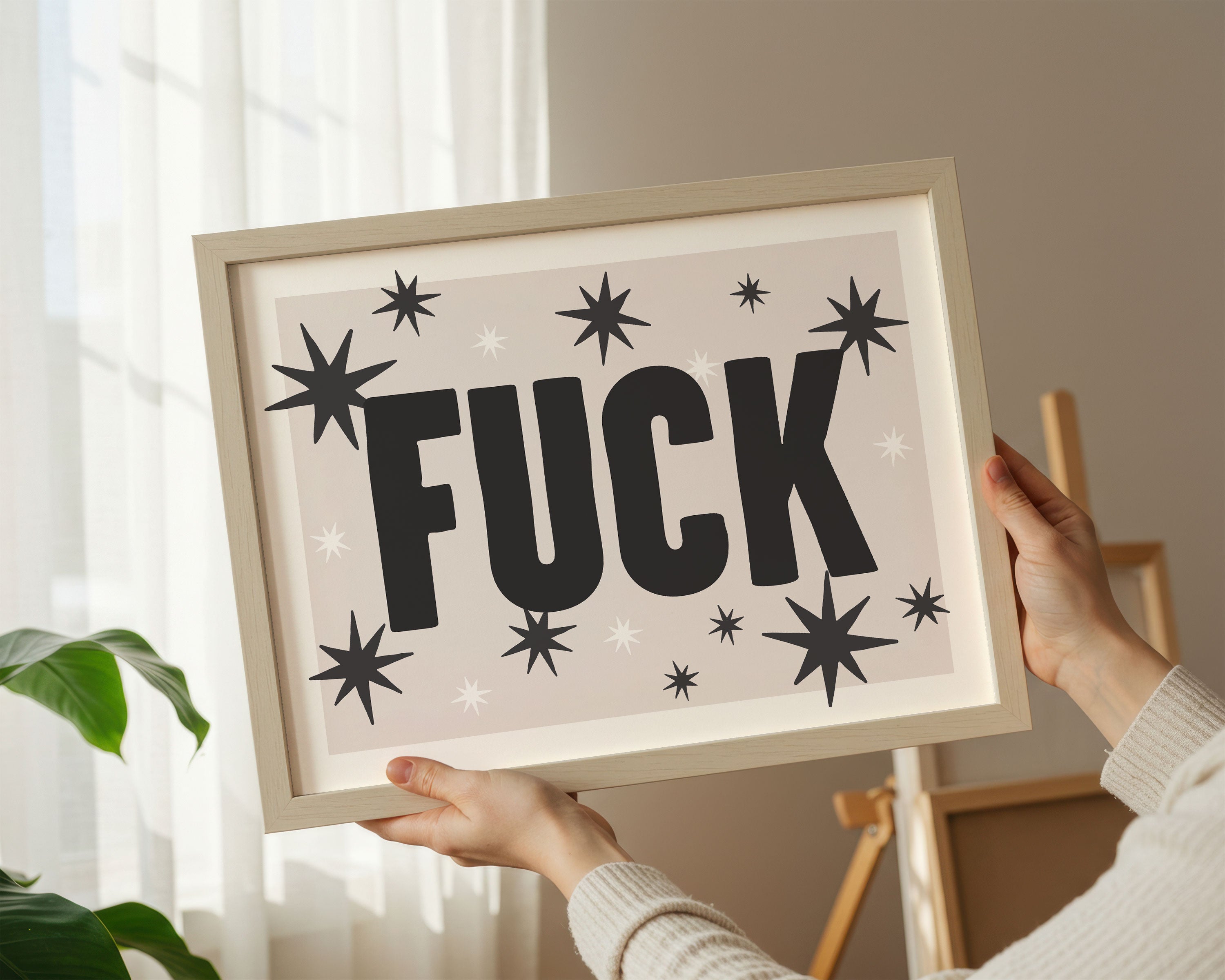 Fuck Starburst Art Print