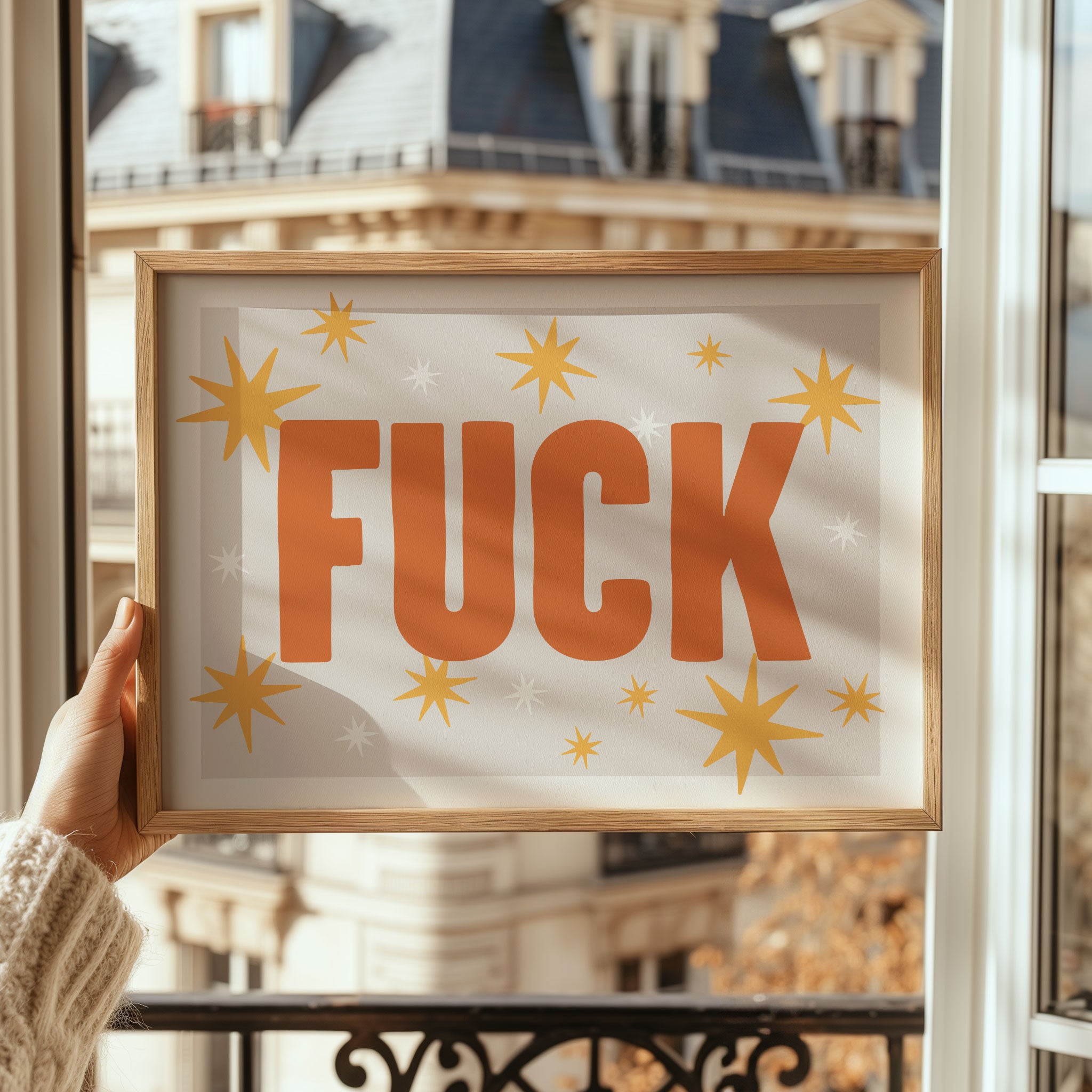 Fuck Starburst Art Print