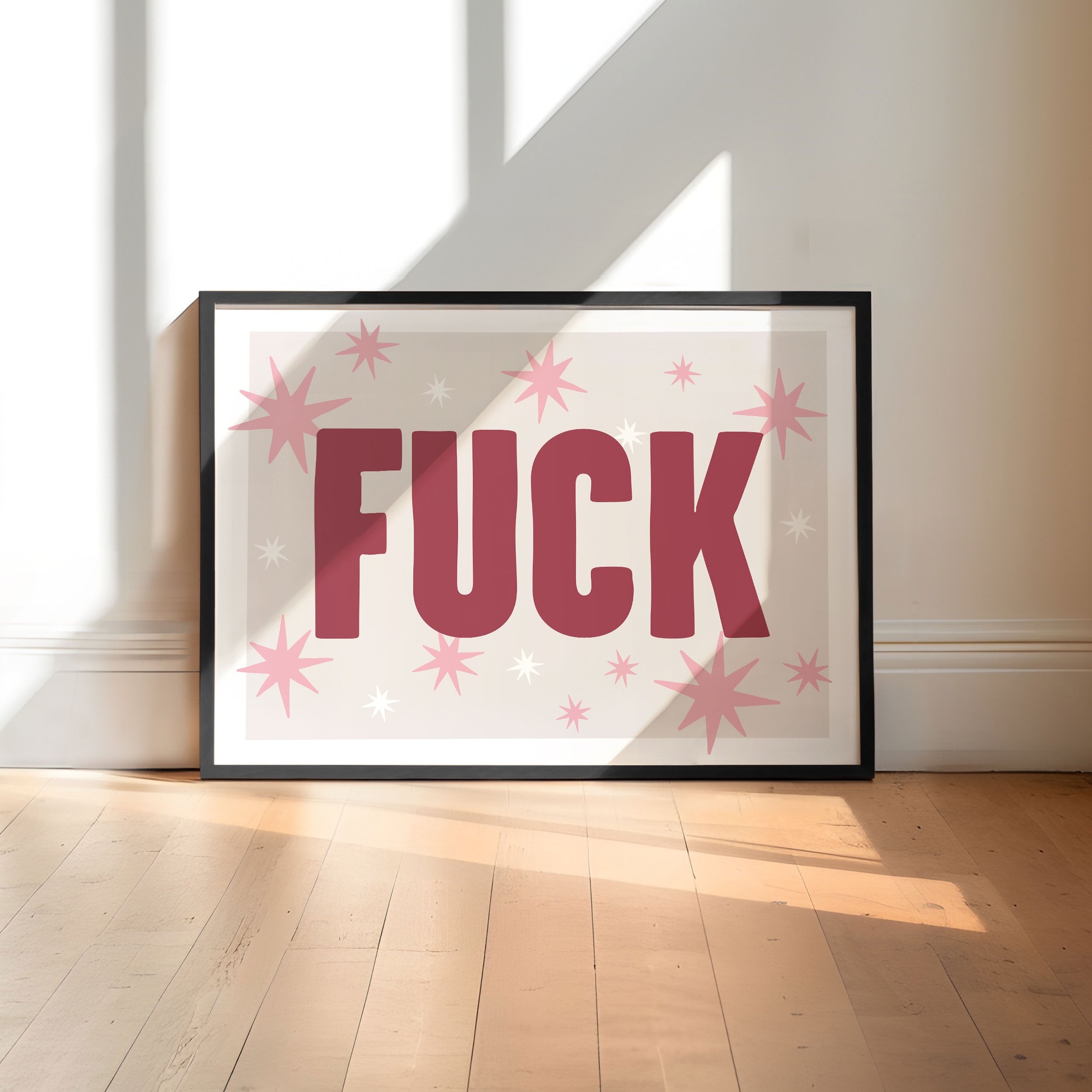 Fuck Starburst Art Print