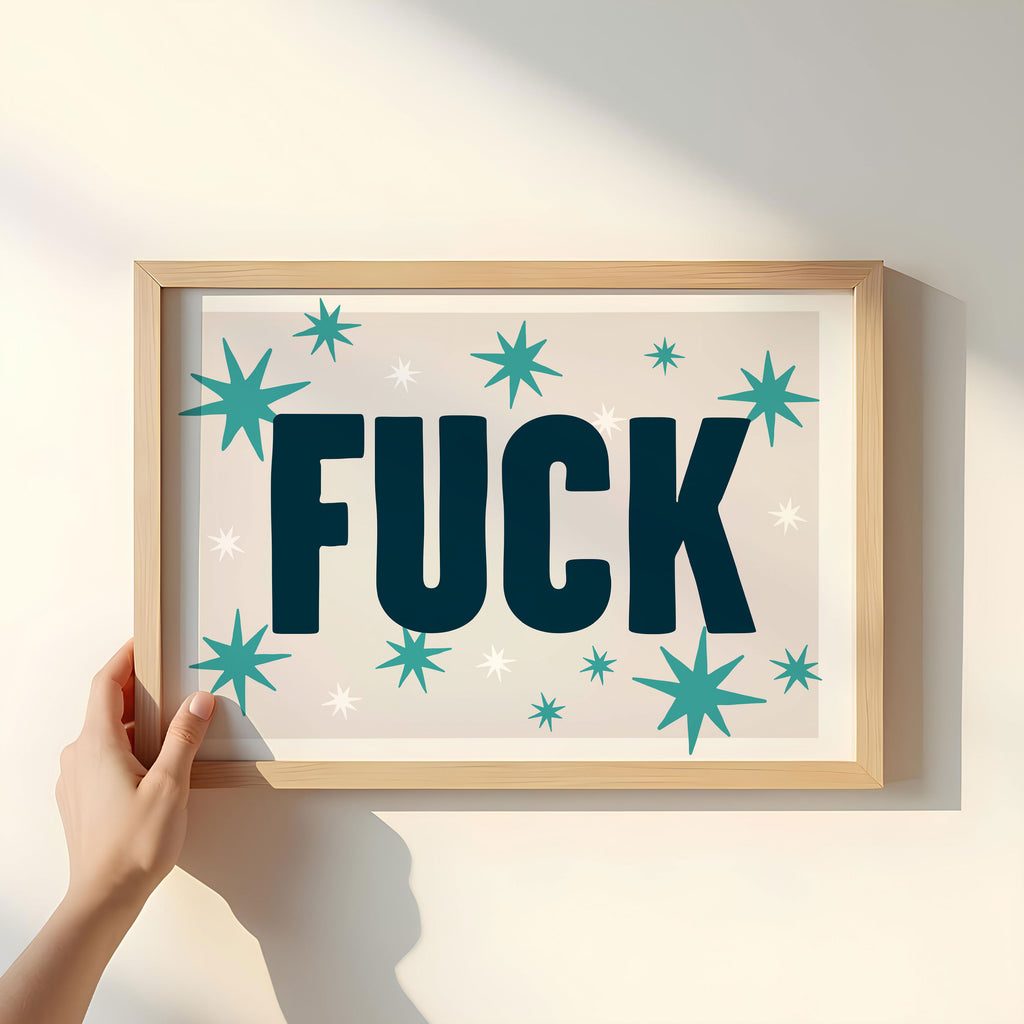 Fuck Starburst Art Print