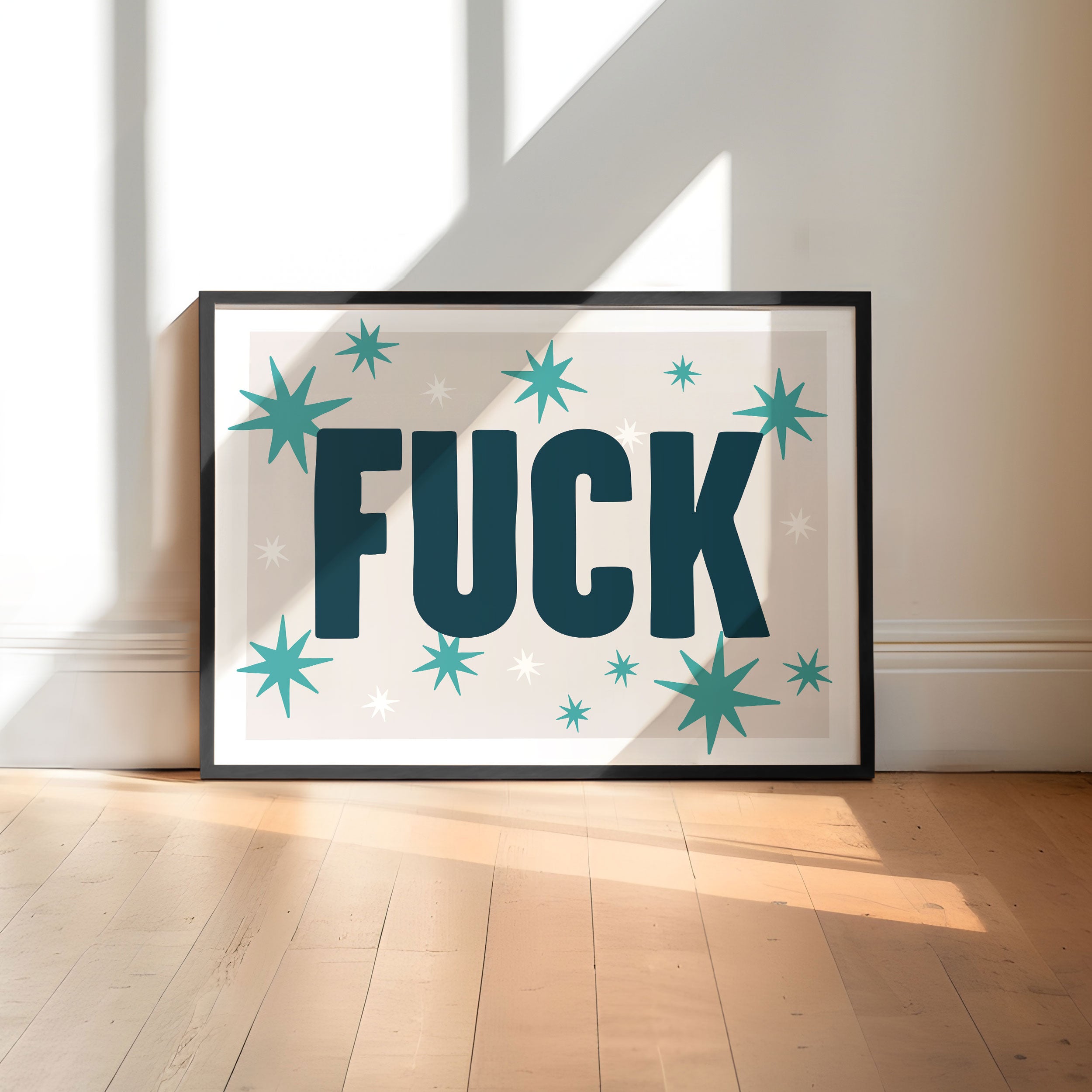 Fuck Starburst Art Print