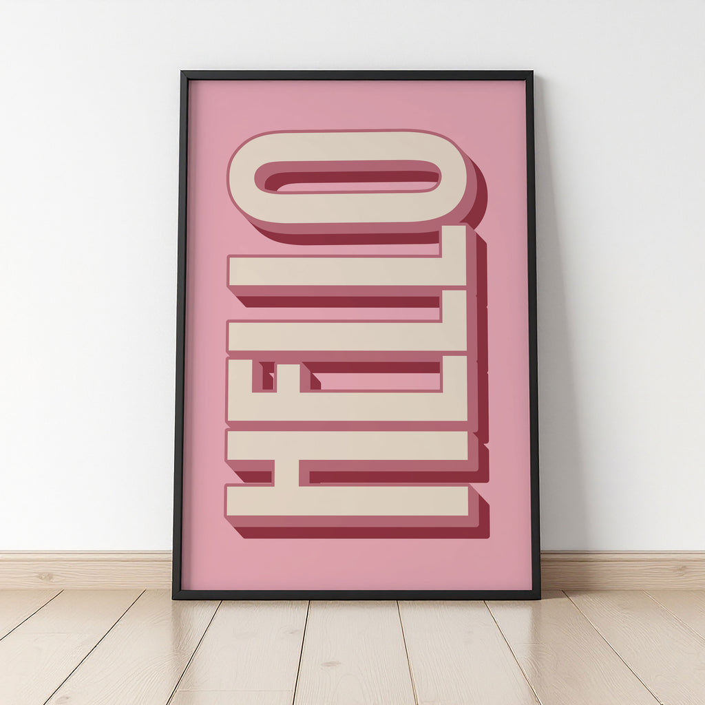 Hello | Entryway Print