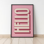 Hello | Entryway Print