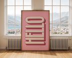 Hello | Entryway Print