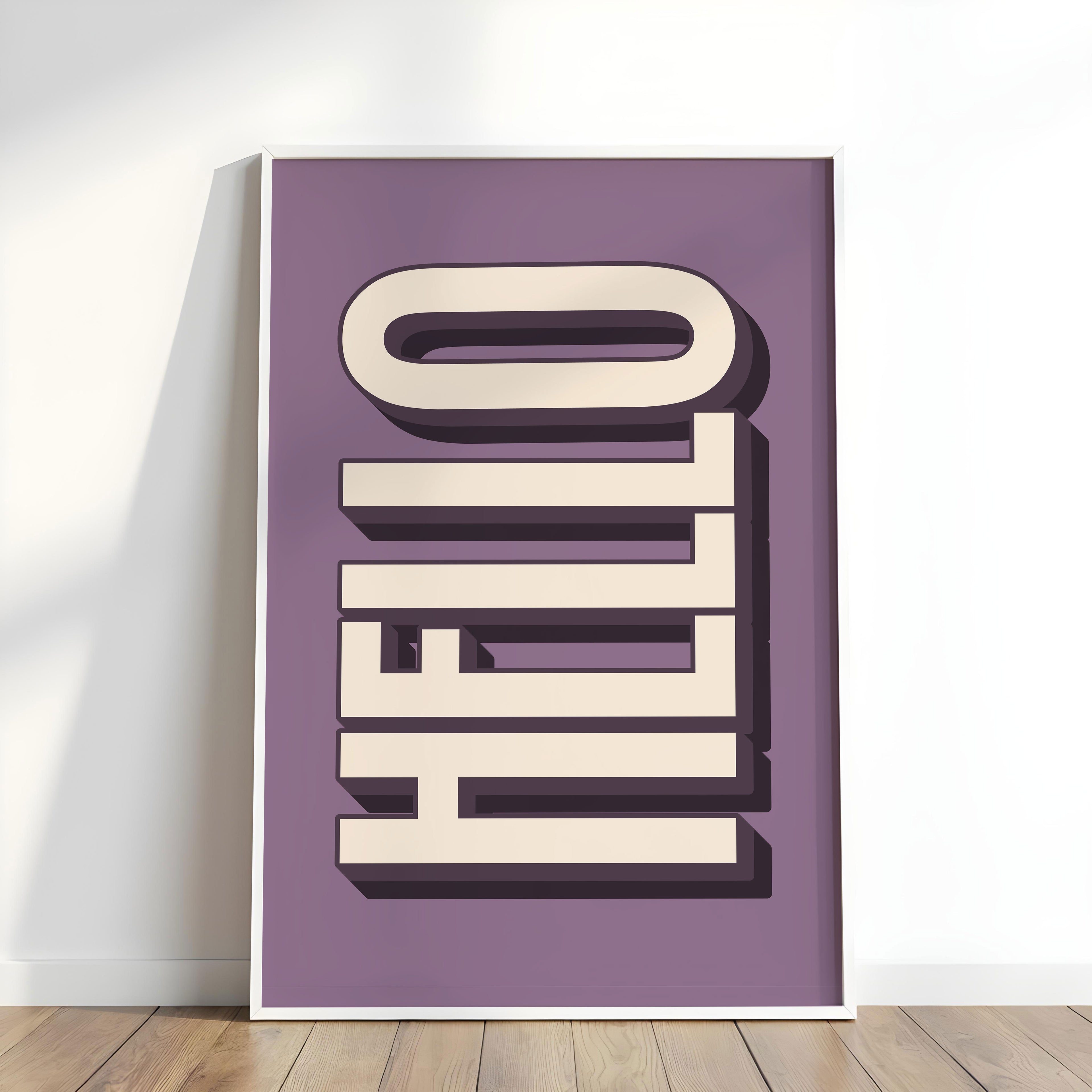Hello | Entryway Print