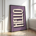 Hello | Entryway Print