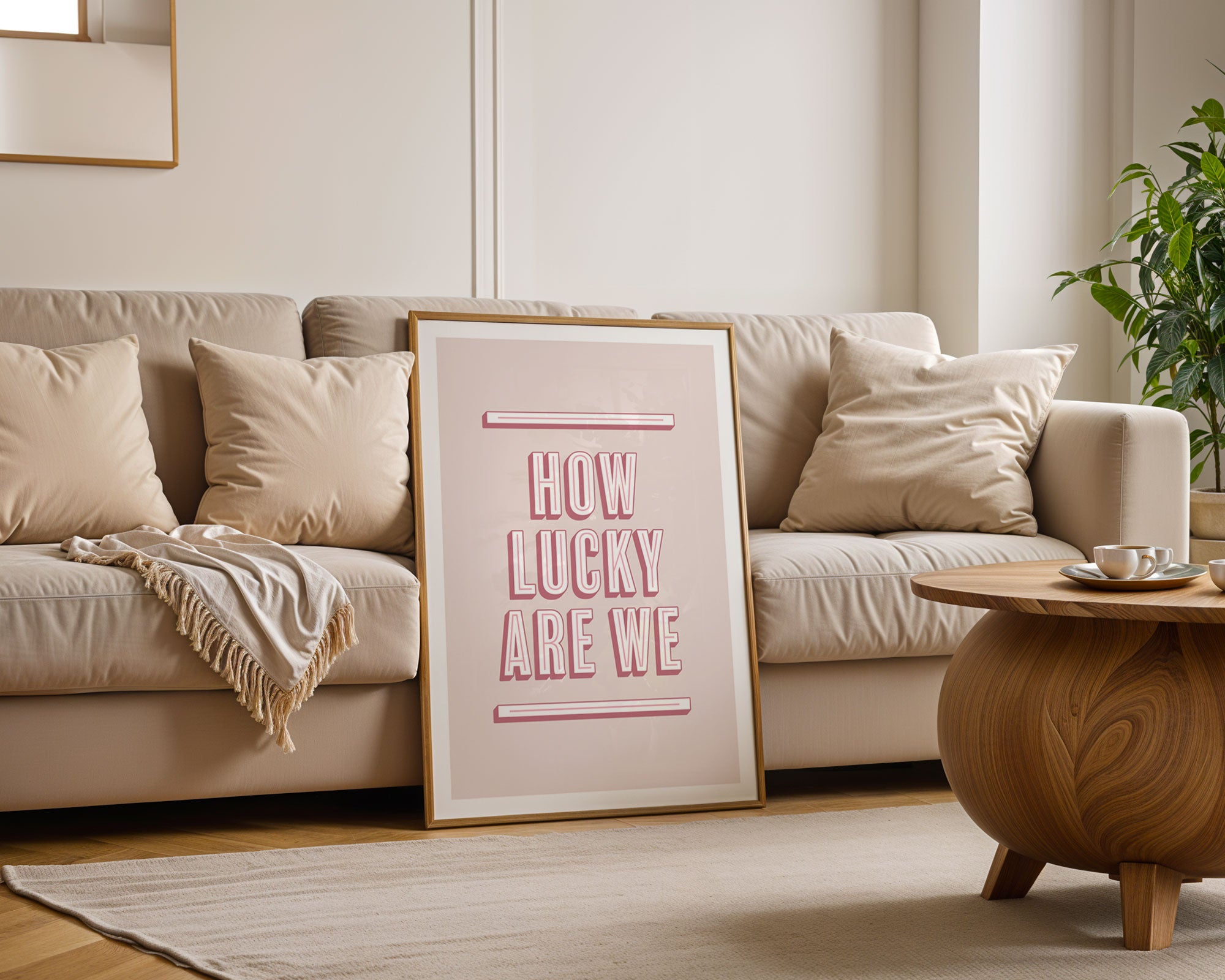 How Lucky Are We | Art Print