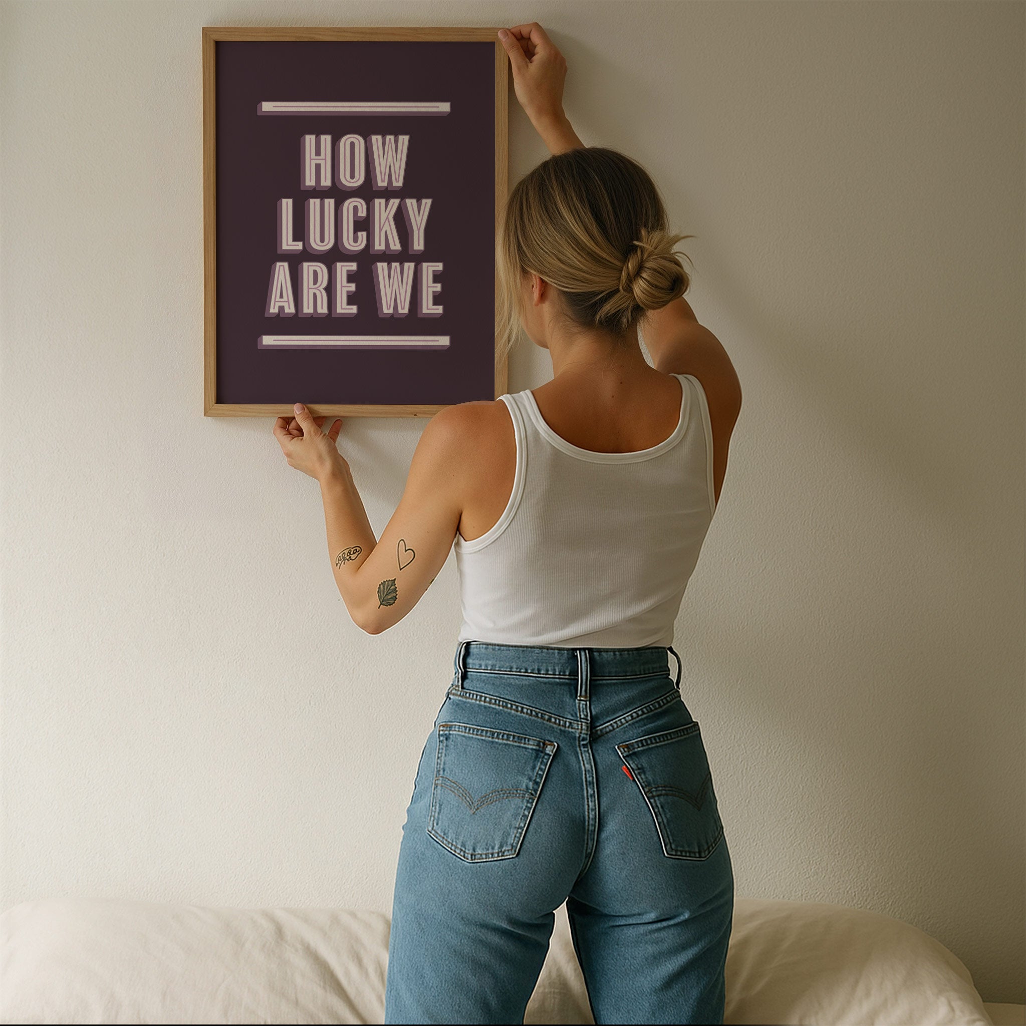 How Lucky Are We | Art Print