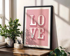 Love | Retro-Inspired Typography Print