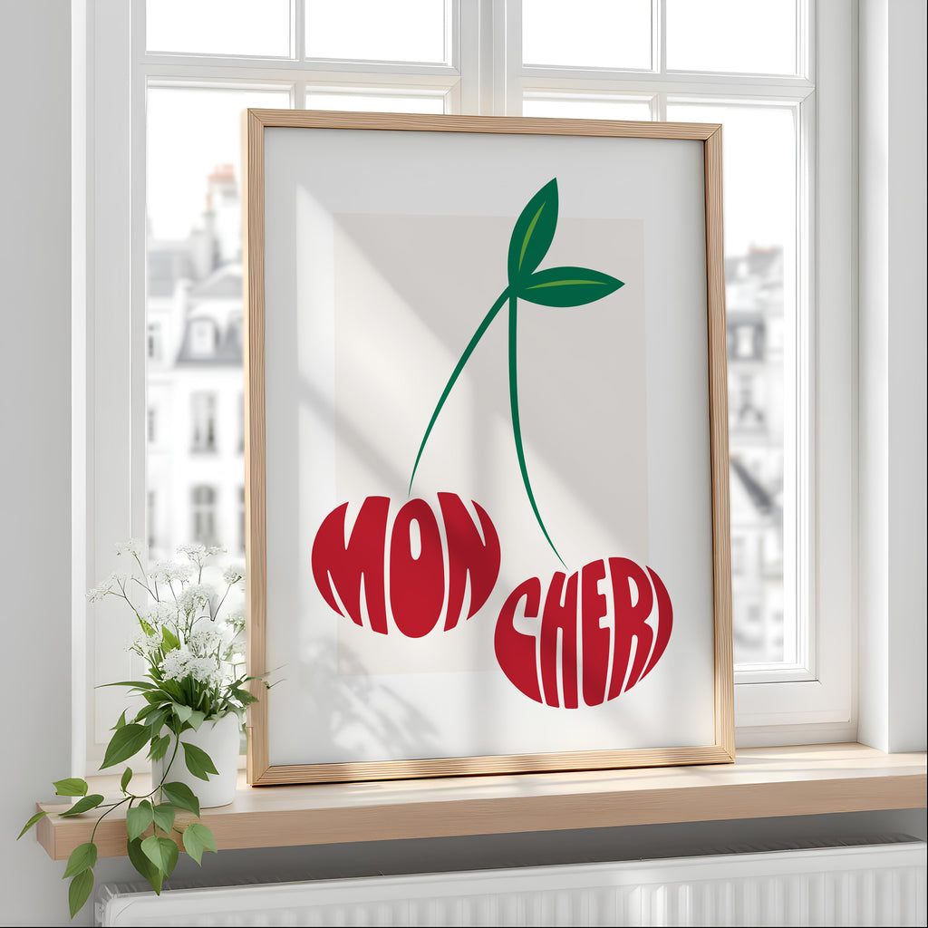 Mon Cheri Print: Kitsch Cherry Print