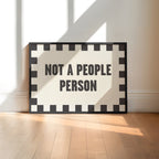 Not A People Person | Bold Typography Print