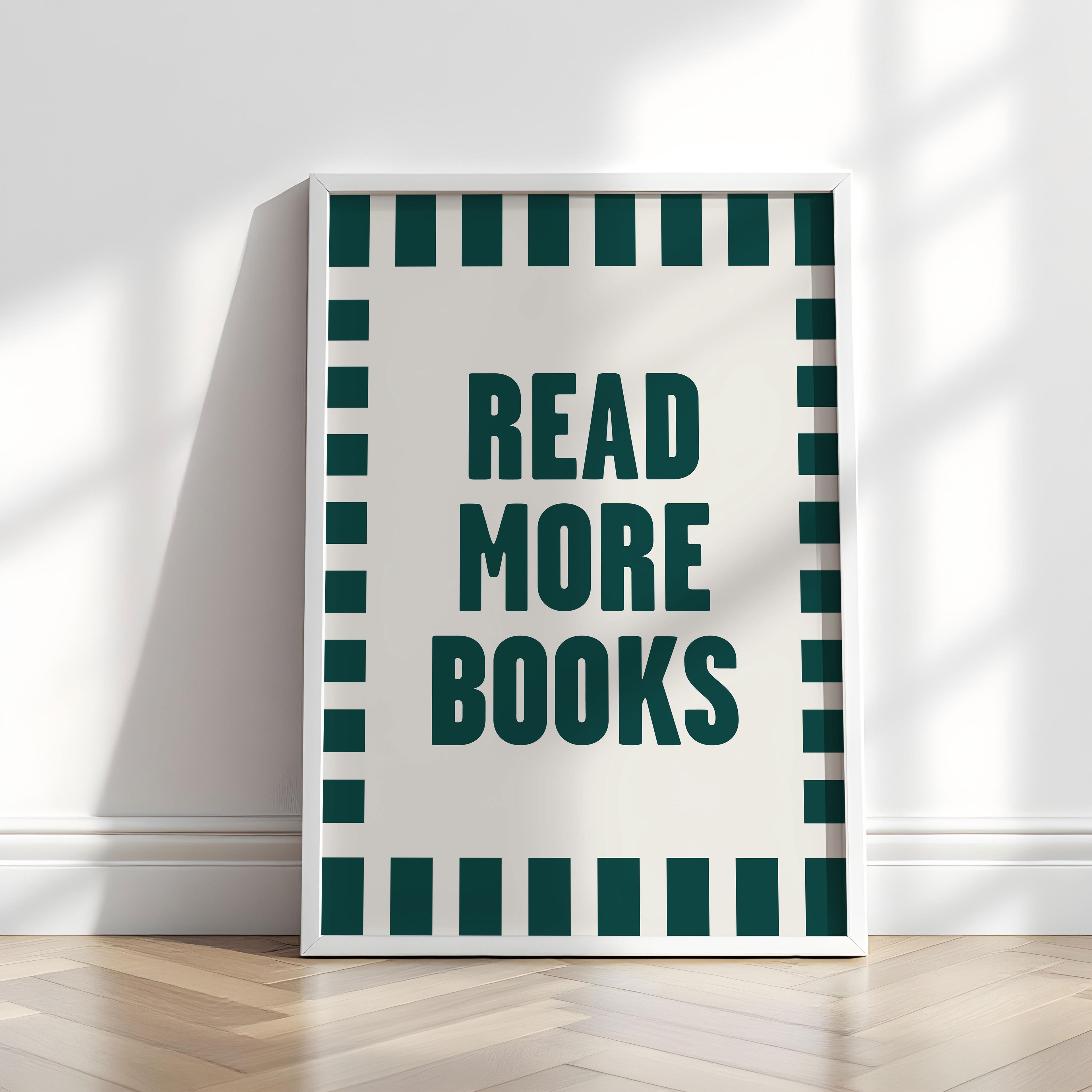 Read More Books Art Print