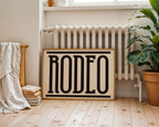 Rodeo | Western Inspired Print