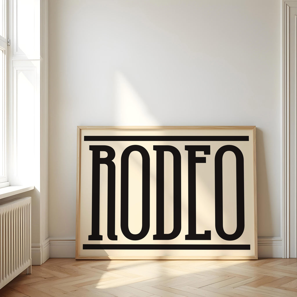 Rodeo | Western Inspired Print