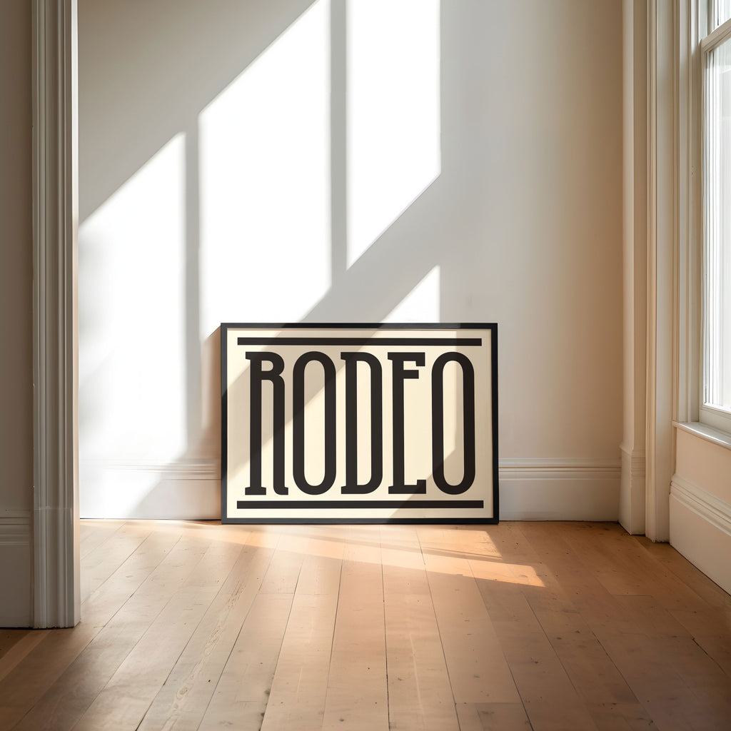 Rodeo | Western Inspired Print
