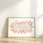 Smash The Patriarchy Art Print | Feminist Art Print