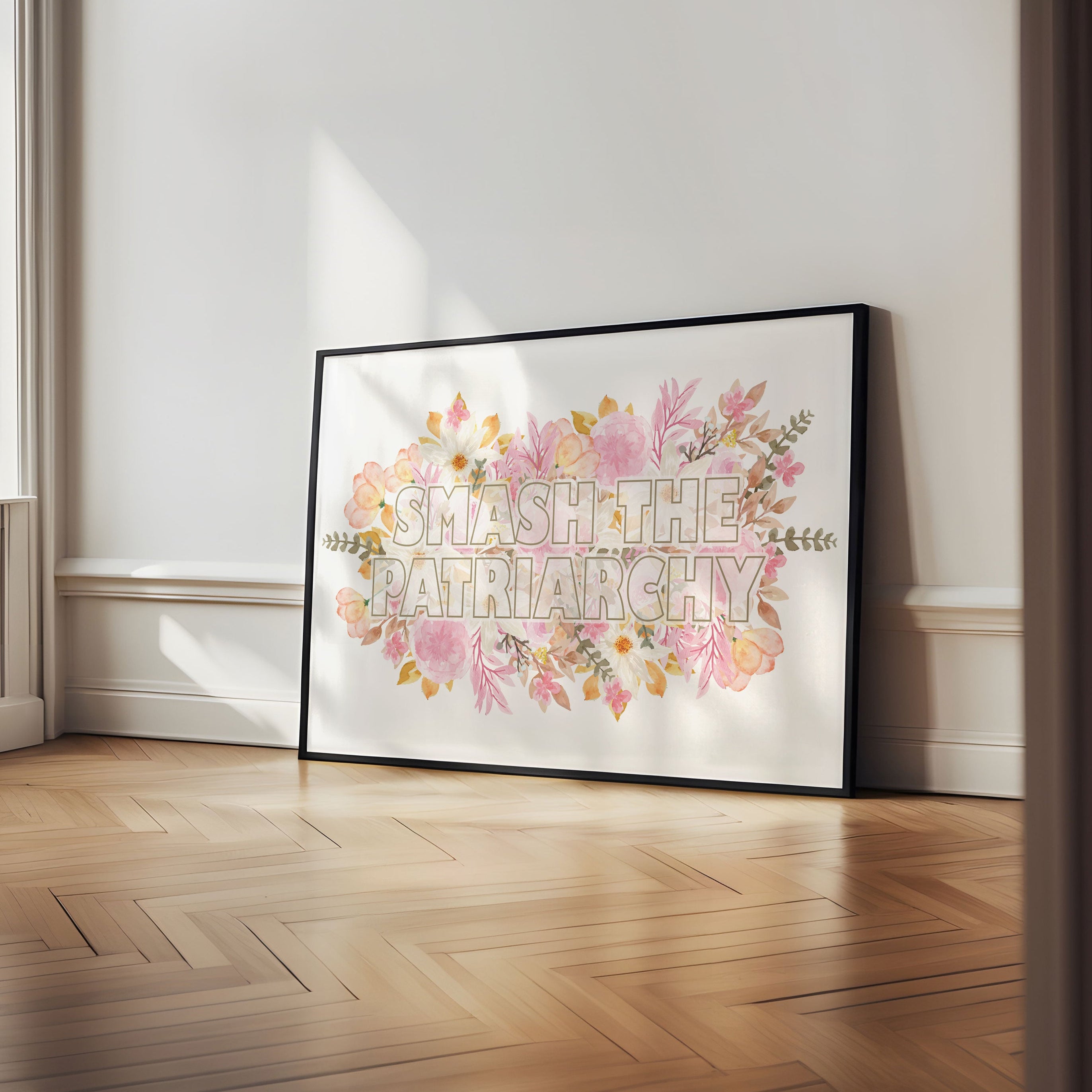 Smash The Patriarchy Art Print | Feminist Art Print