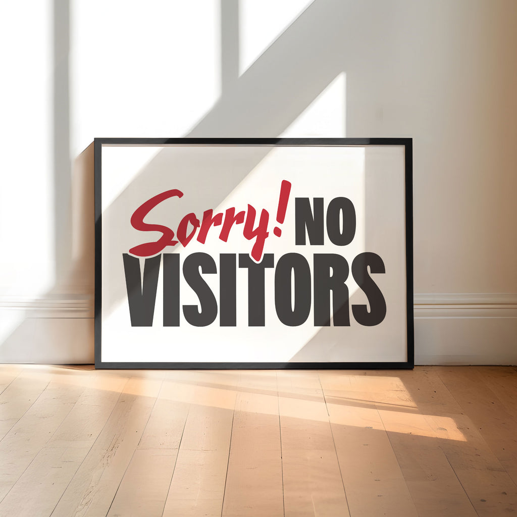 Sorry! No Visitors