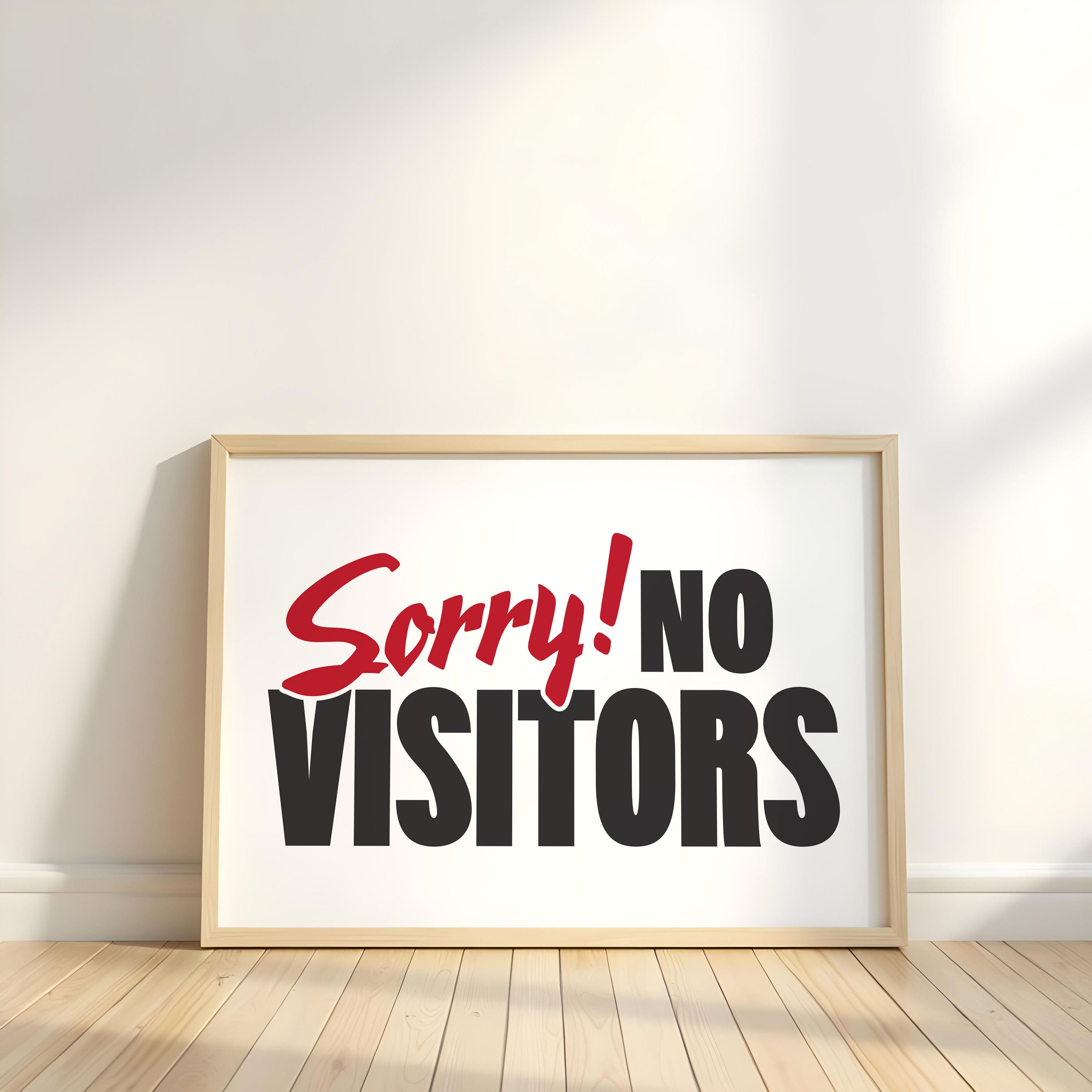 Sorry! No Visitors