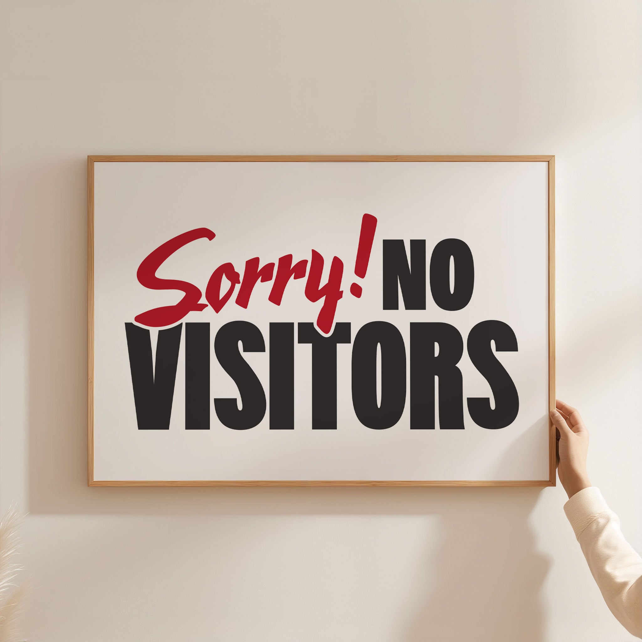 Sorry! No Visitors