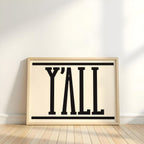 Y'All | Western Inspired Print