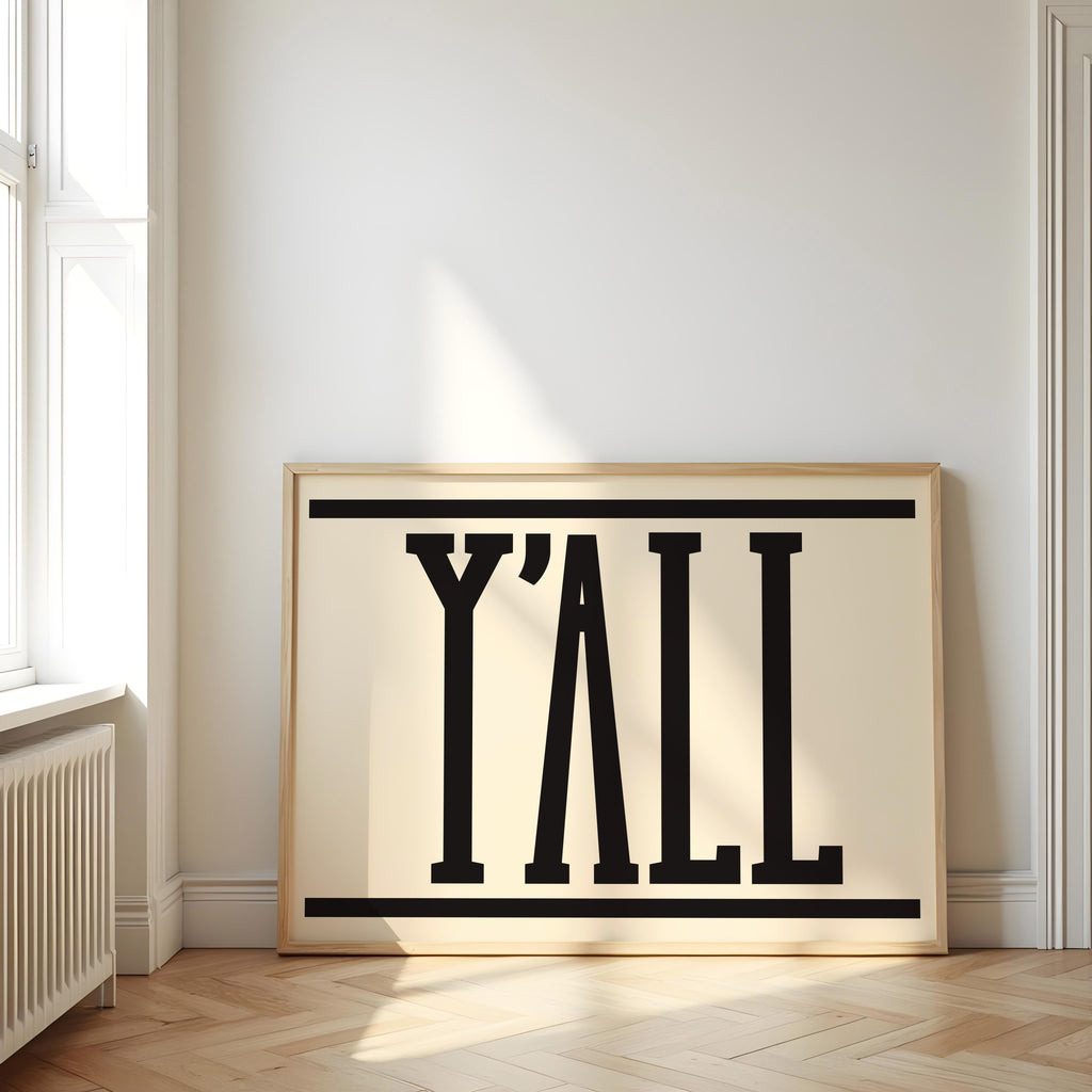 Y'All | Western Inspired Print