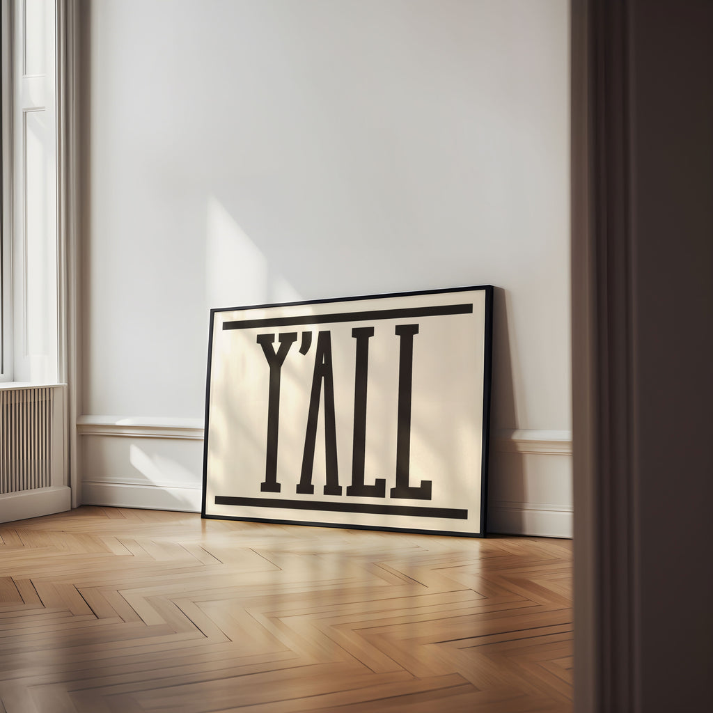 Y'All | Western Inspired Print