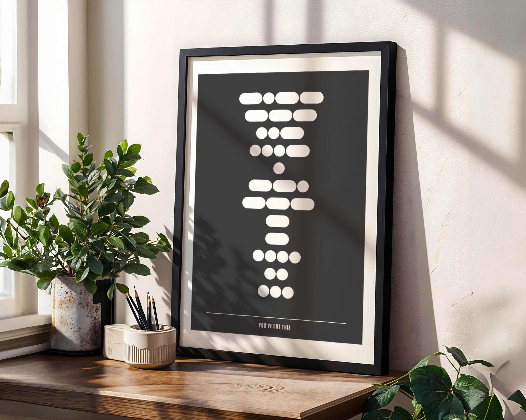 You've Got This | Morse Code Print